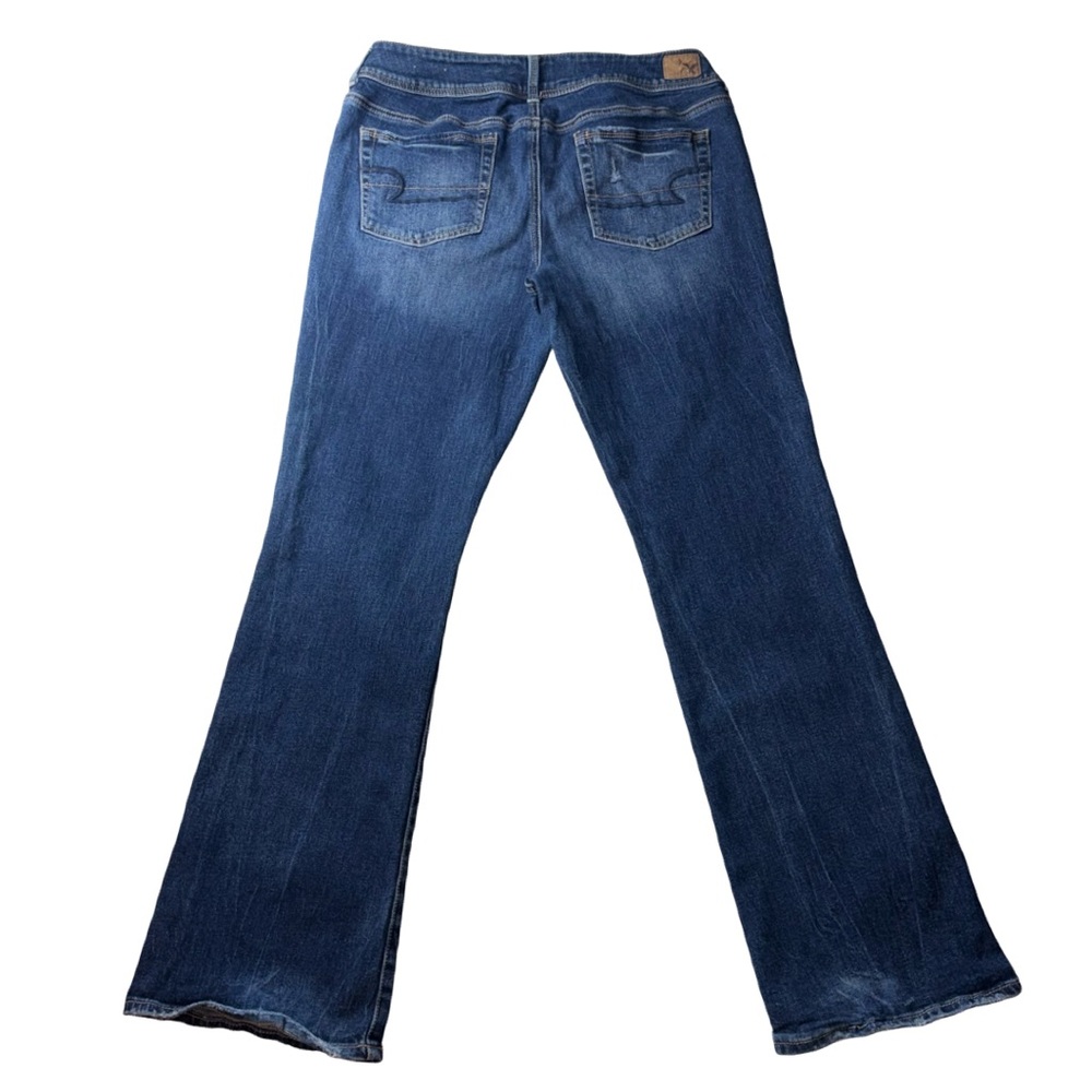 American Eagle Bootcut Jeans Women’s Distressed Medium Wash Denim - Picture 9 of 15